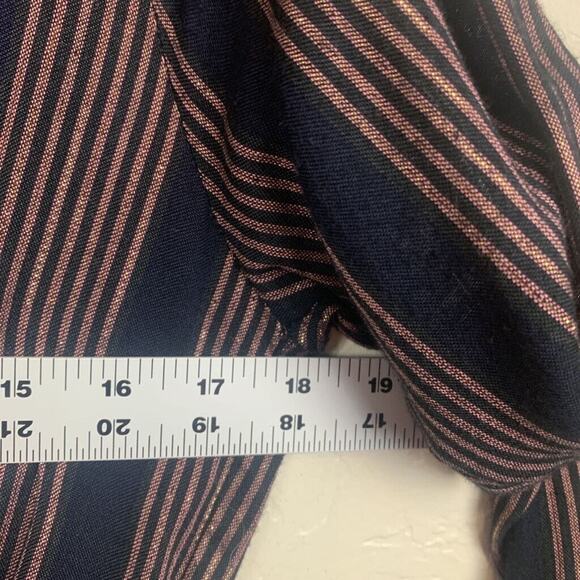 Rails Dress Stripe Black Metallic Jasmine Midas Tunic Mini Size Medium - Picture 2 of 7